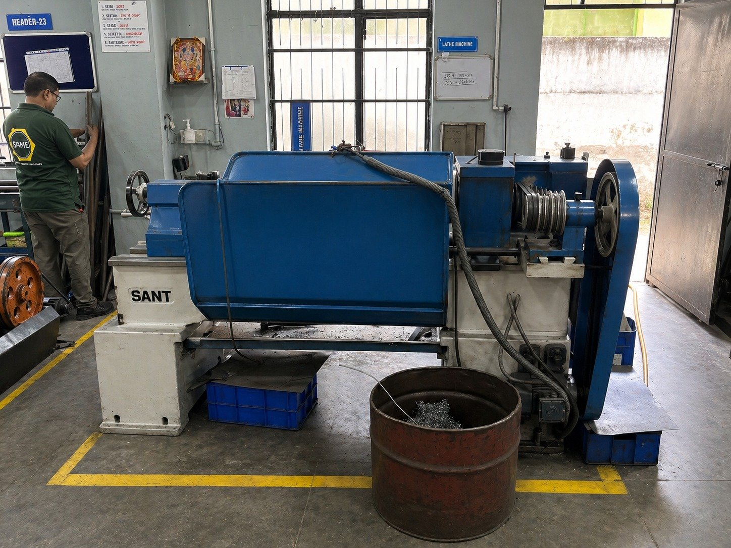 Toolroom lathe at SRME, Mohali