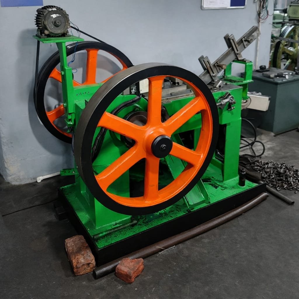 Heading machine at SRME, Mohali